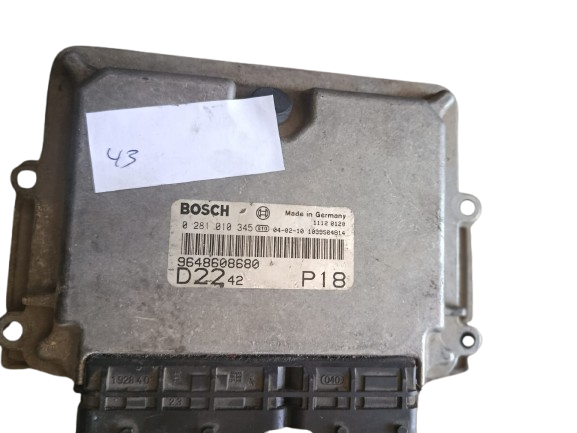 Calculateur Moteur Renault Trafic II L2H1 1200KG 2006- 0 281 010 345
