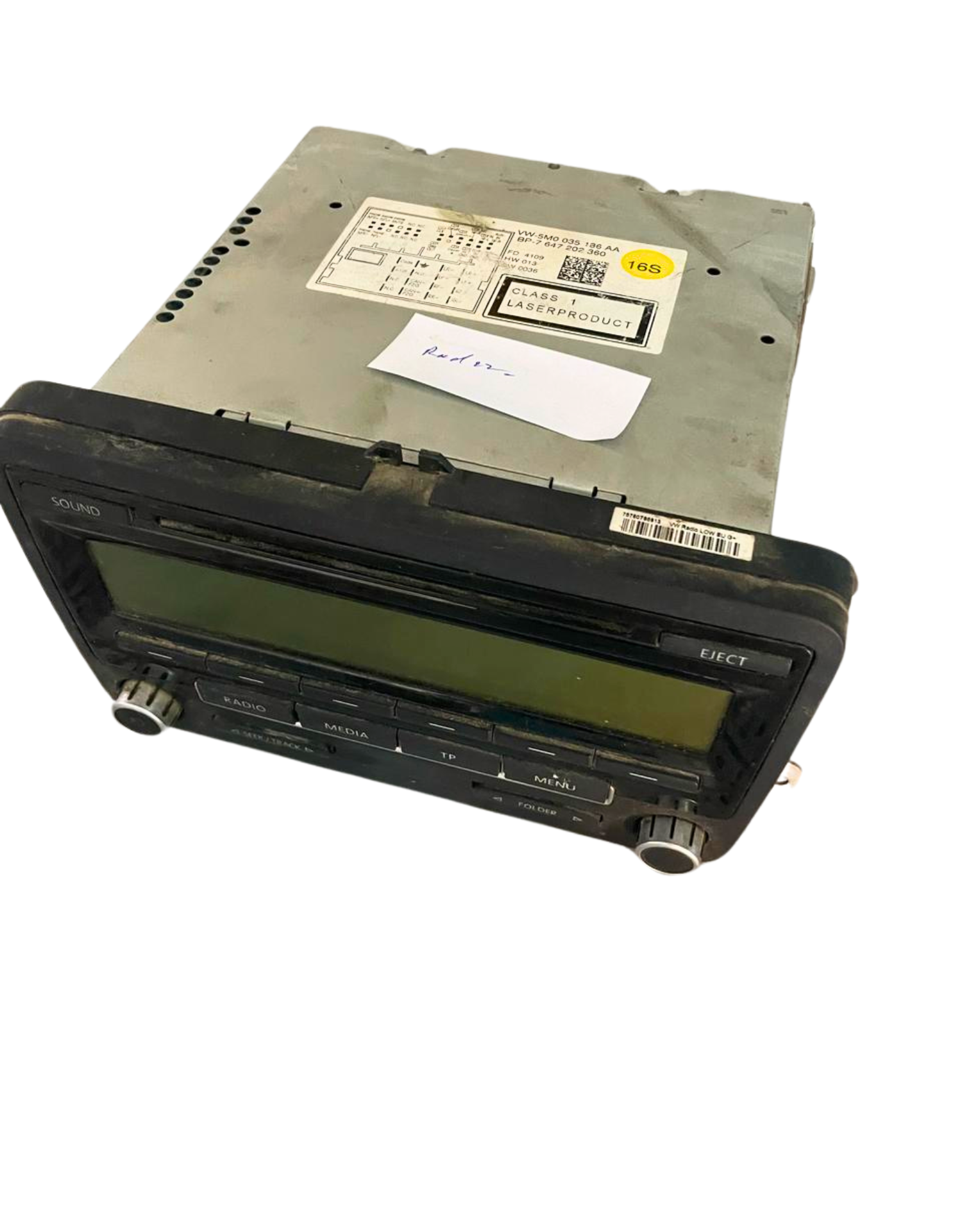 Radio Cd Volkswagen 5M0035186AA 7647202360 Blaupunkt golf  polo tiguan