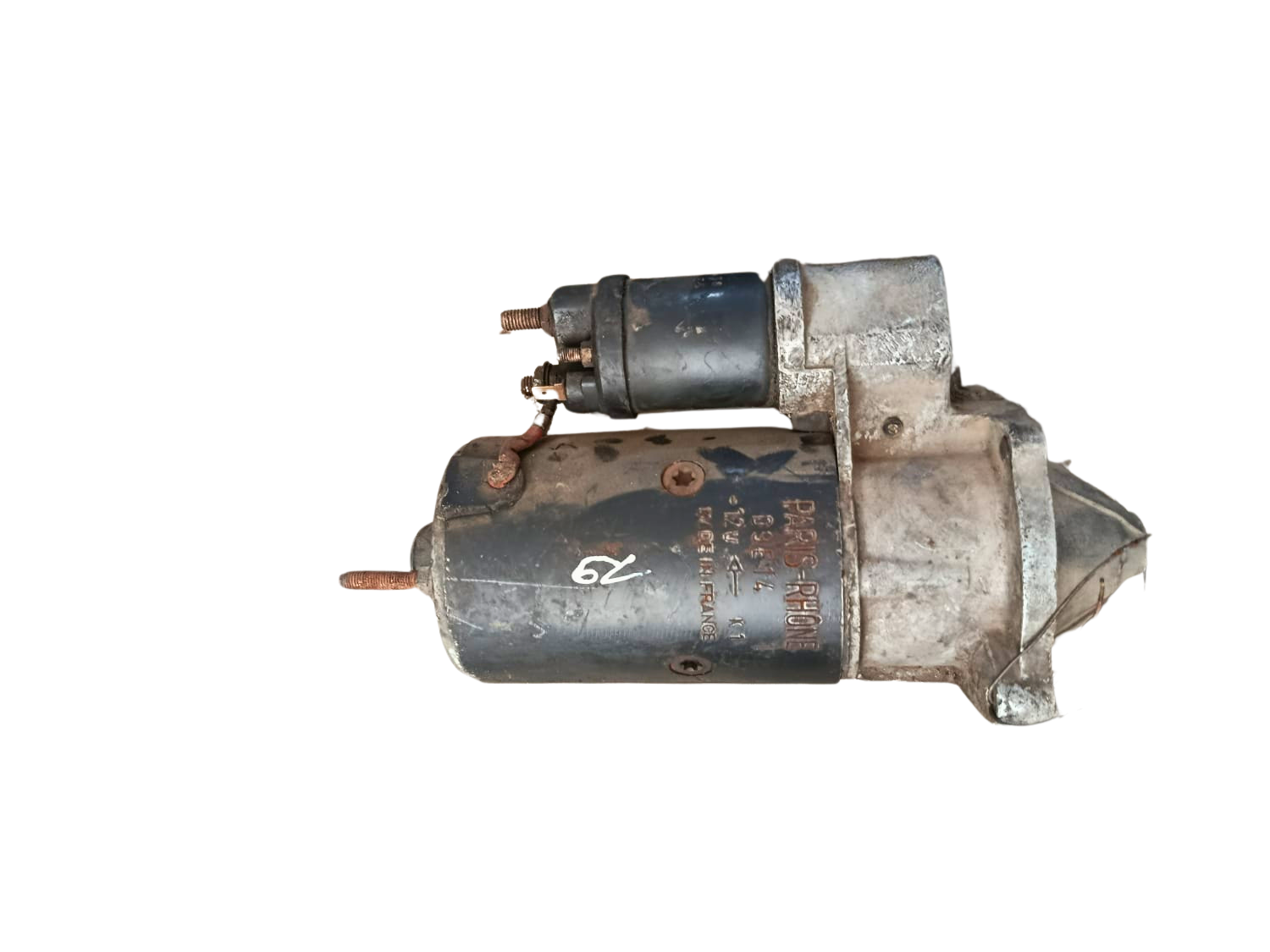 DÉMARREUR PARIS-RHÔNE ,D9E14 – 12 V – 1,1 kW /PEUGEOT / SIMCA / TRIUMPH/Talbot/2,7 L & 2,8 L/1,3 L → 1,6 L/2,0 L & 3,5 L