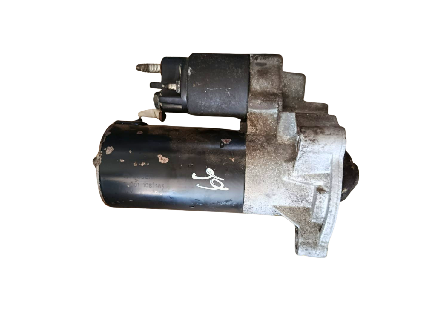 Démarreur Bosch 0 001 108 183/Citroën Berlingo, Xsara, C15, Jumpy – Peugeot 206, 306, Partner, Expert/1.1 L – 1.4 L – 1.8 L – 1.9 D/1.4 L – 1.8 L essence/1.9 L – 2.0 L Diesel/1.1 L – 1.4 L – 1.6 L essence