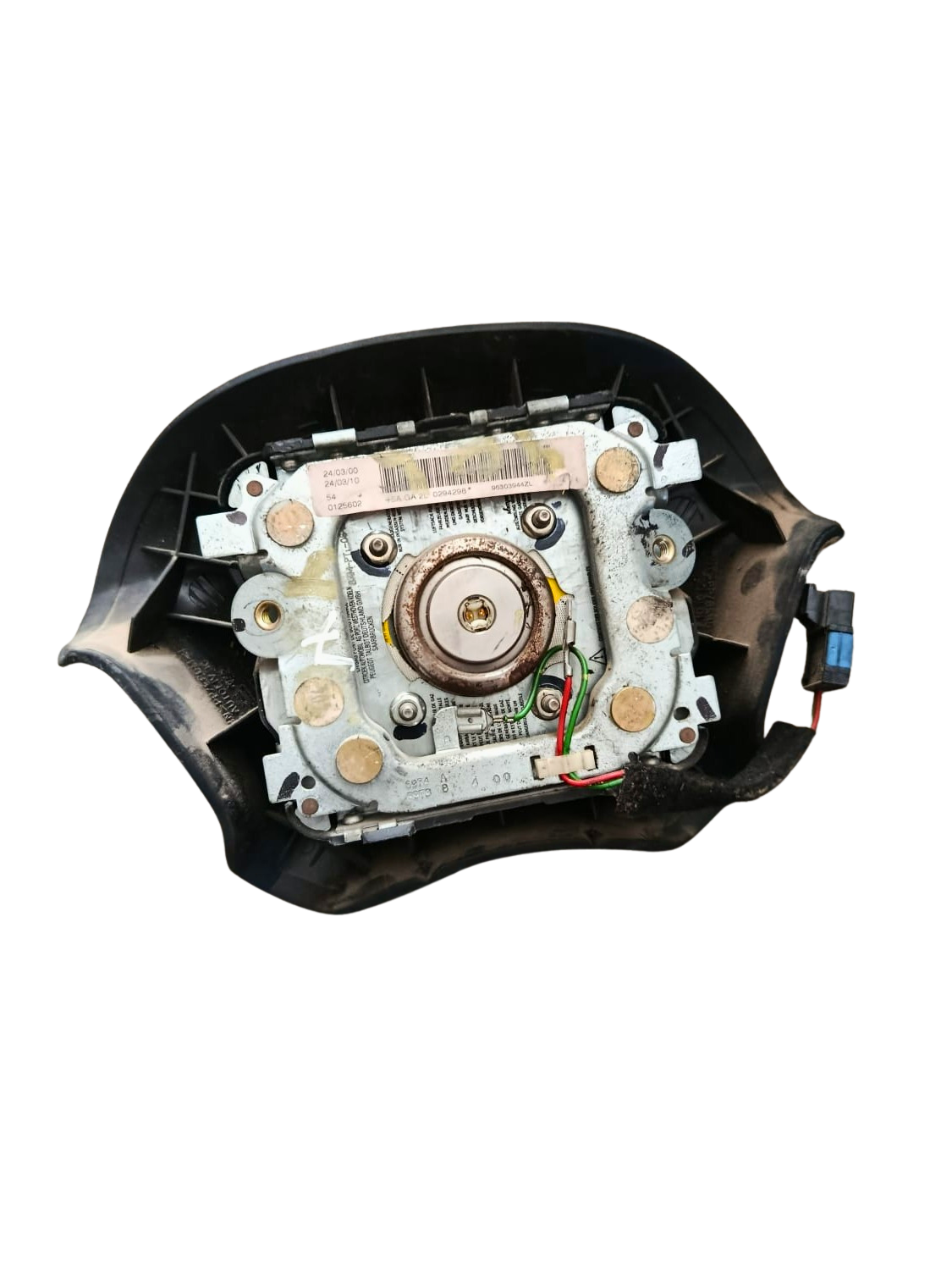 AIRBAG CONDUCTEUR PEUGEOT 406,Ref. 4112.FV / 96422230ZL / 96290641ZL/1.6i → 3.0 V6/1.8i → 2.2 HDi/2.0i → 3.0 V6