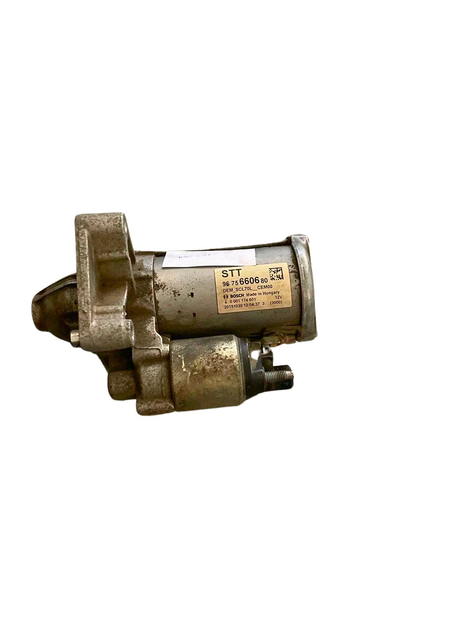 Démarreur  9675660680 ,0001174601   Bosch C3 C4  C5 208  308  PARTENER 1.6  1.2