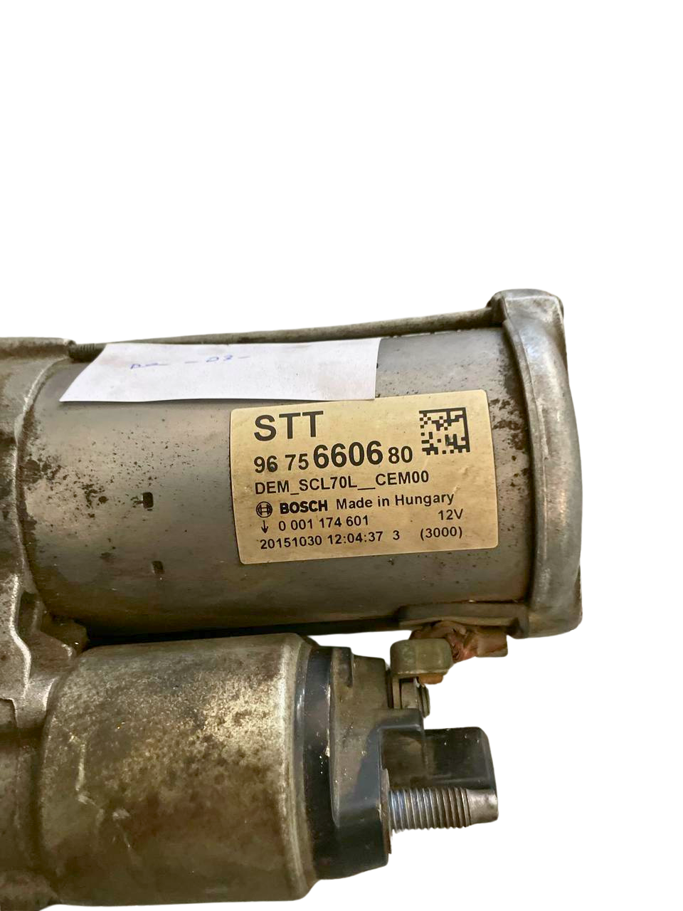 Démarreur  9675660680 ,0001174601   Bosch C3 C4  C5 208  308  PARTENER 1.6  1.2