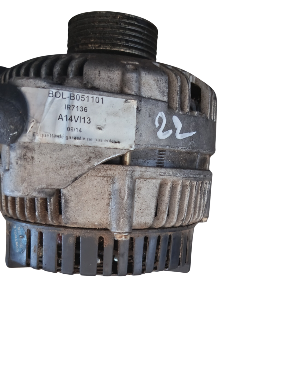 Alternateur – Réf. VALEO A14VI13 /806 406 XXSARA PICASSO C5 ULYSSE DUCATO/ 1.9 TD 2.0 HDI 2.0 JTD  120a