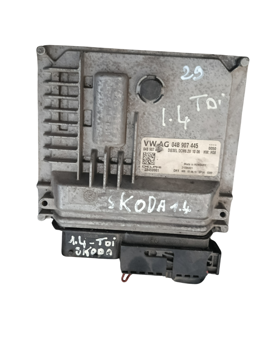 Calculateur moteur DELPHI 28459901 (VAG) / polo5 ibiza5 fabia3 a1bx/ 1.4 tdi