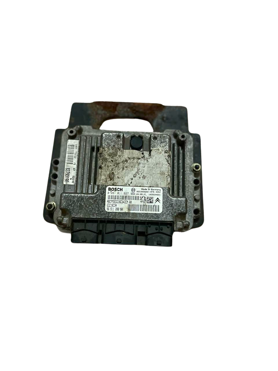 Calculateur 0281011627, 9656161880, 9653958980 BOSCH  1.6HDI 307 308 1007 C4 C3 PARTNER BERLINGO