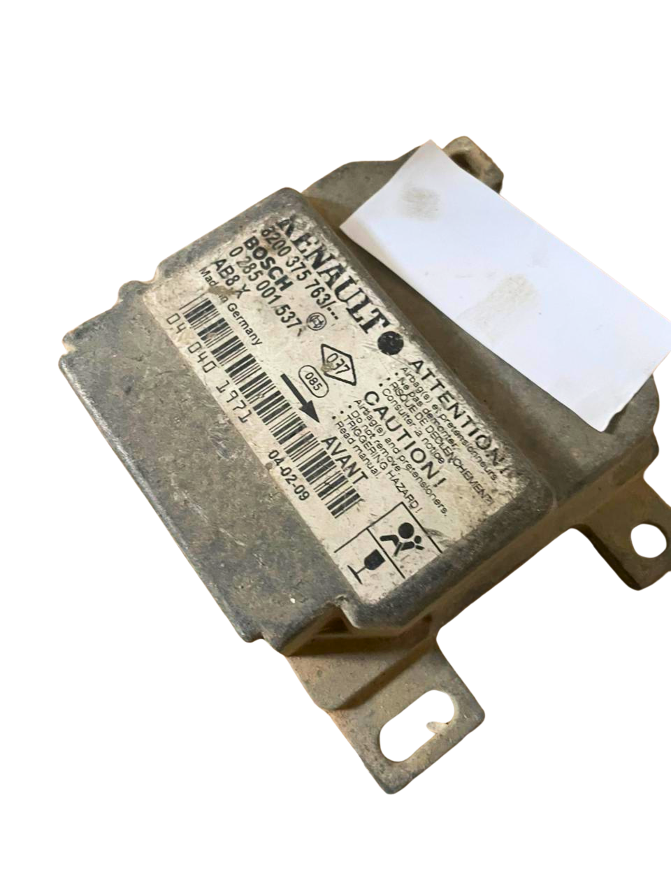 Calculateur 8200375763 A 0285001537 Renault Bosch