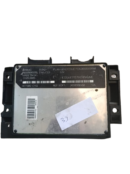 Calculateur Moteur Peugeot 206 1.9D 9650359580