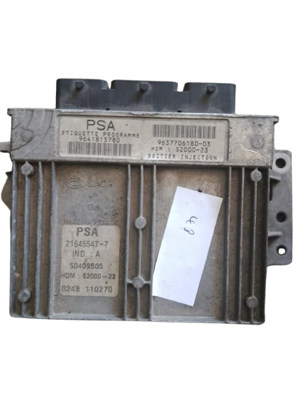 Calculateur Moteur ECU Citroën Peugeot 9643134280, 9637705980-06, 50409S05, S2000-23