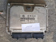 Calculateur moteur ECU VW Polo 2001 030906032BD Bosch