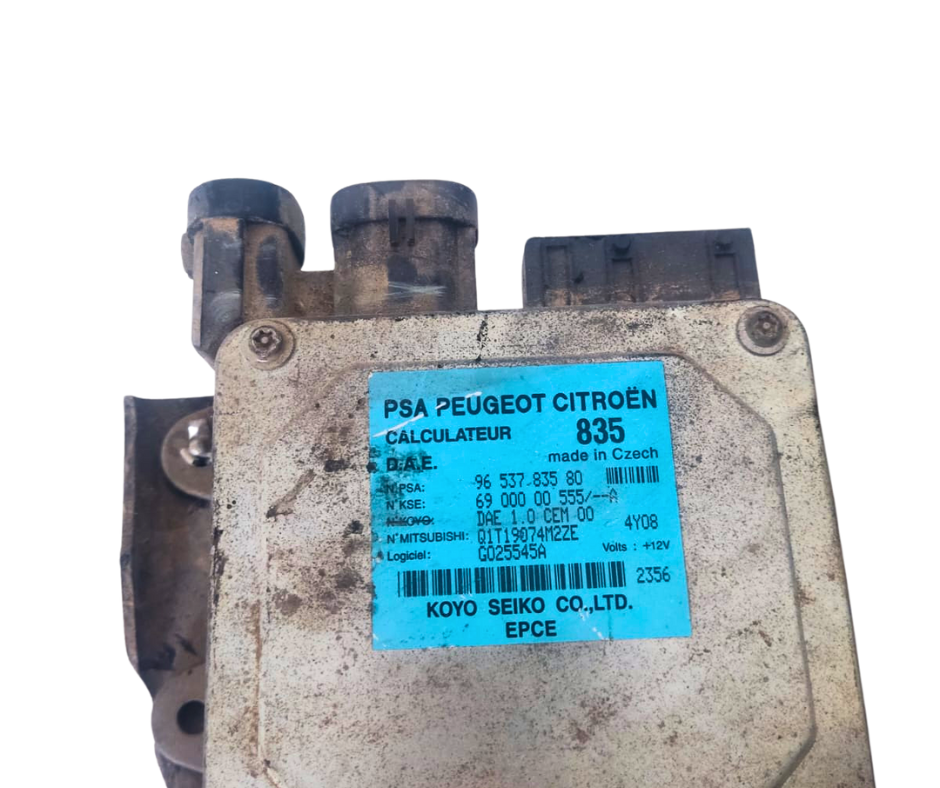 Calculateur 9653783580 6900000555 Q1T19074M2ZE G025545A KOYO PSA 1.4 8v /206  c2 /