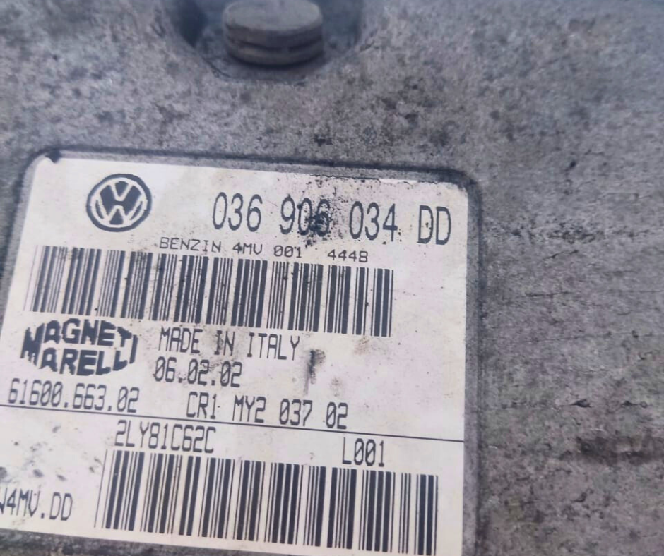 Calculateur 036906034DD IAW4MV.DD 61600.663.02 VW Magneti Marelli /polo4 ibiza cordoba4 fabia1 (6y) 1.4 16v