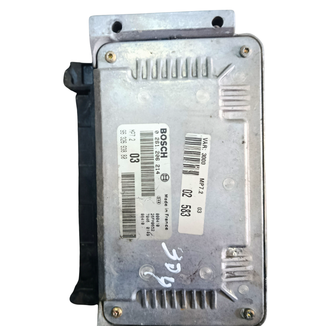 calculateur 0261206214 / 9632693880 (BOSCH MP7.2) 306 XSARA SAXO PICASSO 1.6&nbsp;