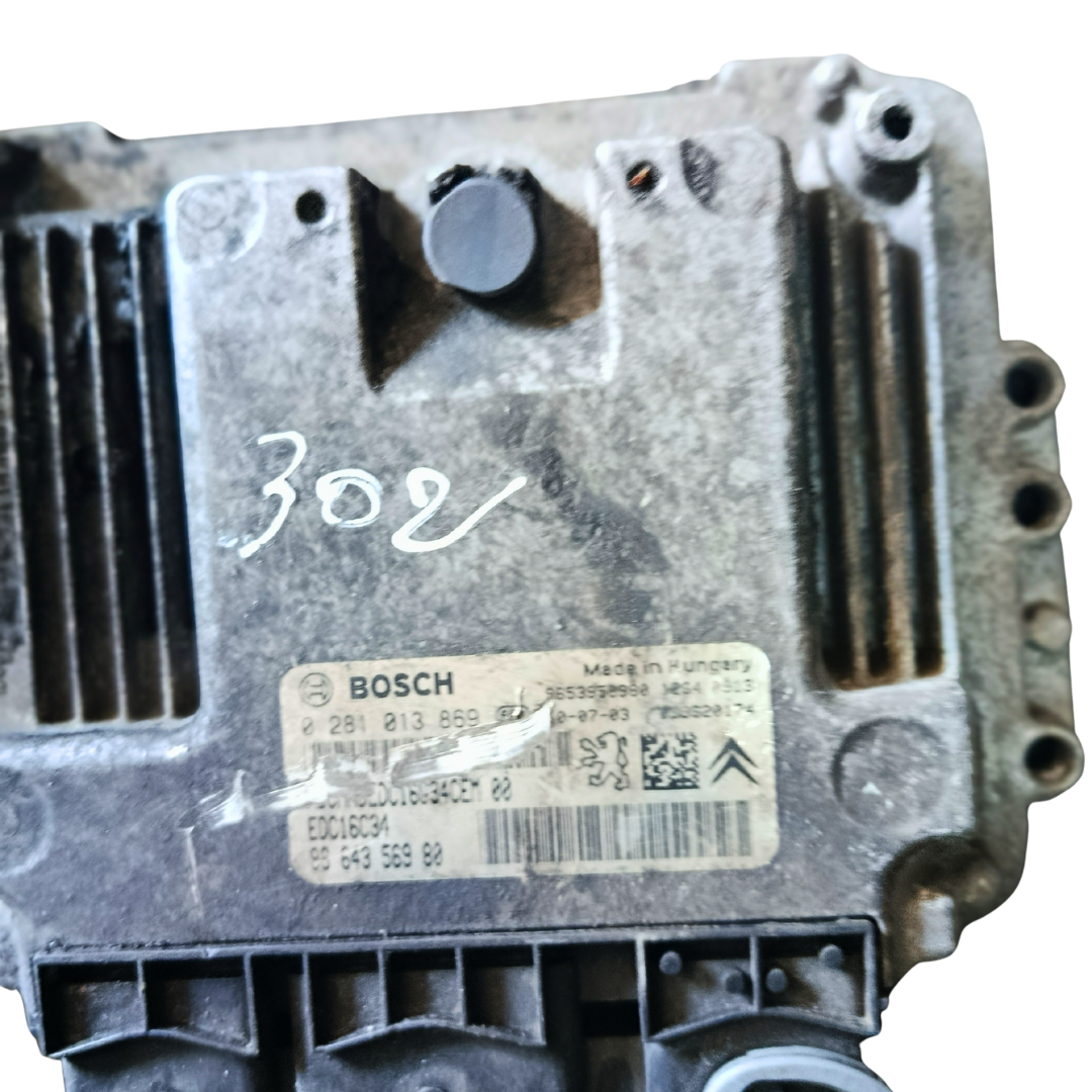 &nbsp;calculateur 0281013869 / 9653958980 / 9664356980 (BOSCH EDC16C34) PARTNER EXPERT 2&nbsp; BERLINGO&nbsp; PICASSO JUMPY 2 DISPATCH 2 SCUDO 2&nbsp; 1.6&nbsp;