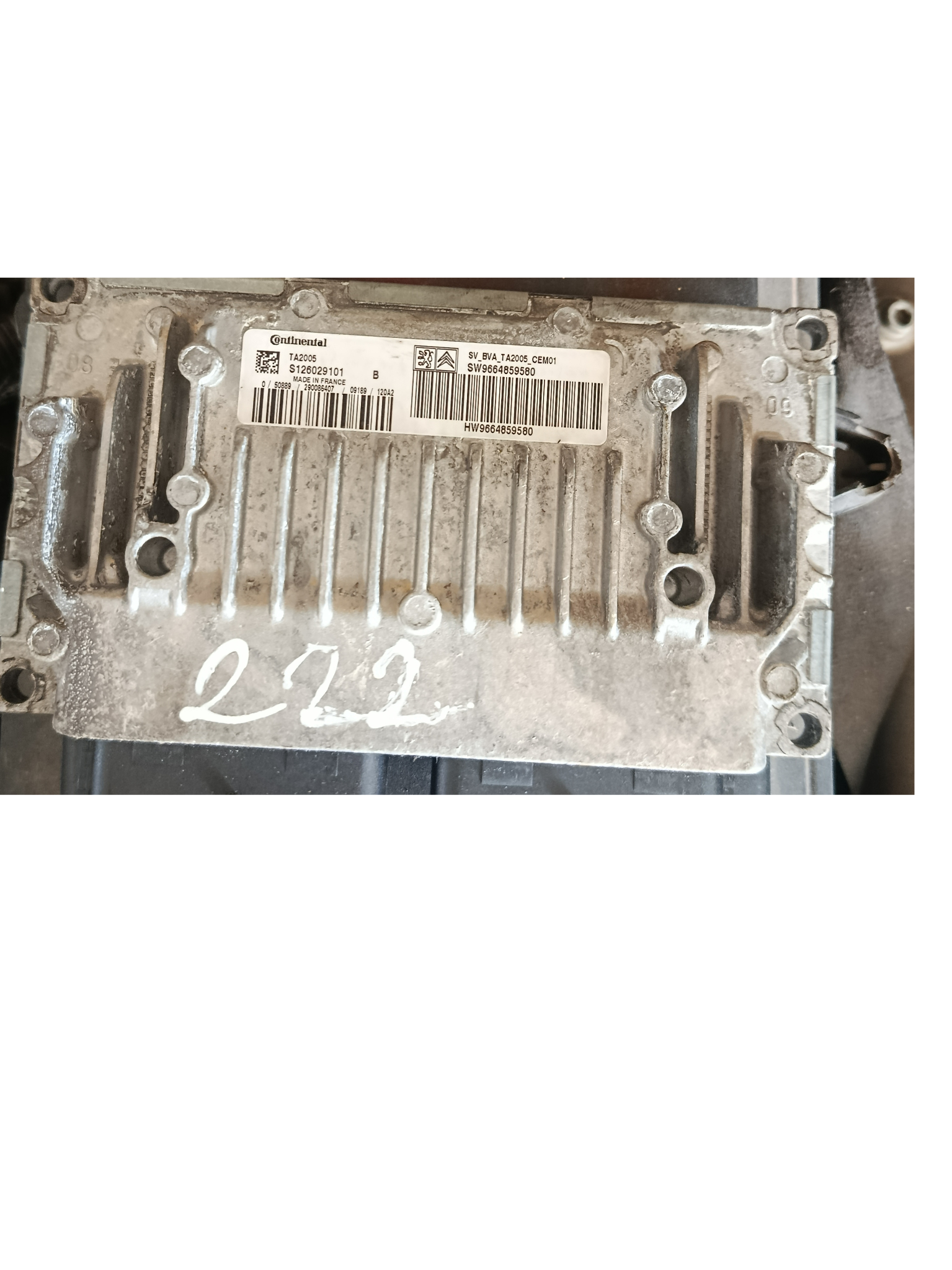 Calculateur S126029101 / 208 c4  c4 picasso 1.6 vti calculateur  boite  automatique