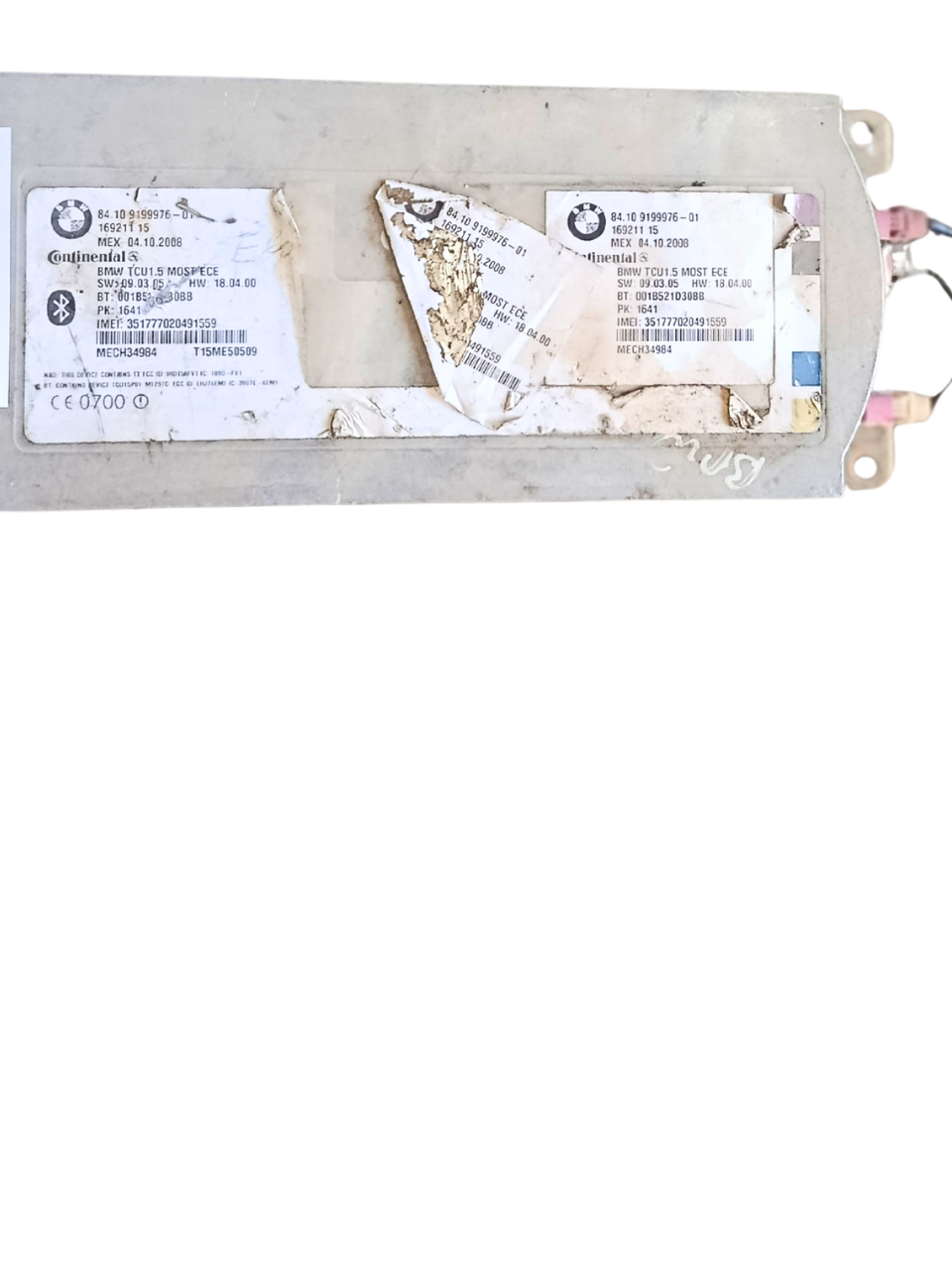 Calculateur BMW 16921115 84109199976-01 bmw&nbsp; serie 5&nbsp; 2.0&nbsp; 3.0&nbsp; 84109199976&nbsp;