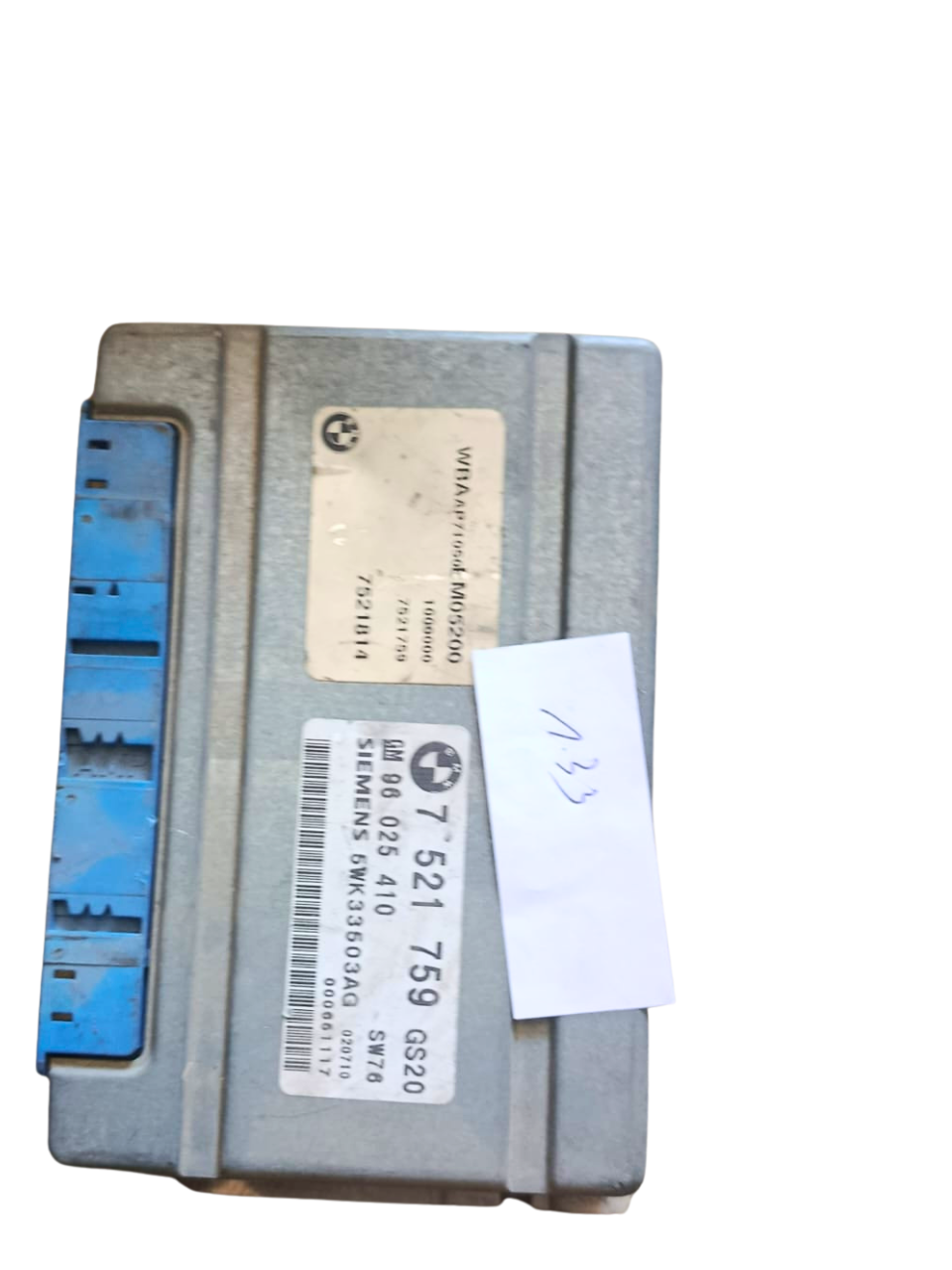 Module de commande de transmission BMW E46 318i 2002 N42 2.0 7521759 GS20    HM 96025410, GM 96025410