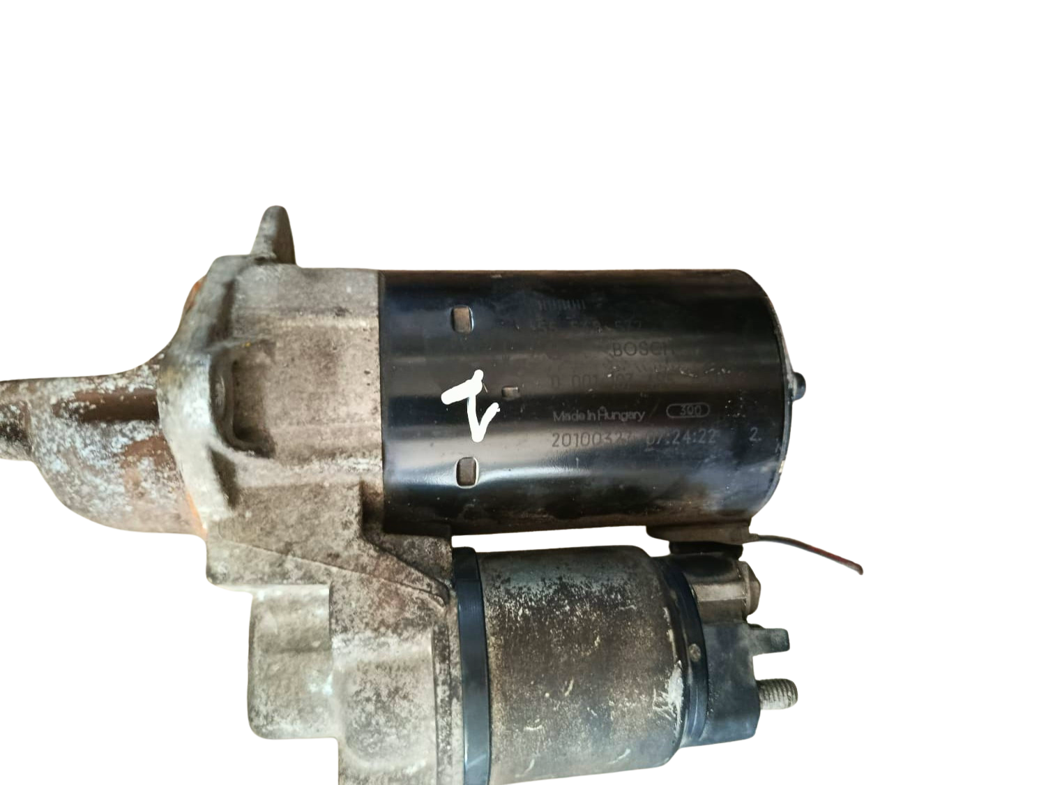Démarreur Bosch 0001107495,Opel / Bedford / Vauxhall,Opel Kadett C / Ascona B / Manta A,Bedford CF / Chevanne,Vauxhall Chevette / Cavalier Mk1/1.2 L – 1.6 L essence/1.3 L / 1.6 L