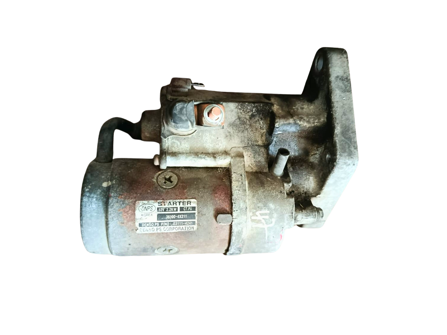 Démarreur Denso 03111-4241 (Kia 36100-4X210,36100-4X211),Carens (RS) 2.0 CRDi,Carnival / Grand Carnival 2.5 / 2.7 TD,Pregio / K2500 2.5 TD,H-1 / Starex 2.5 TD