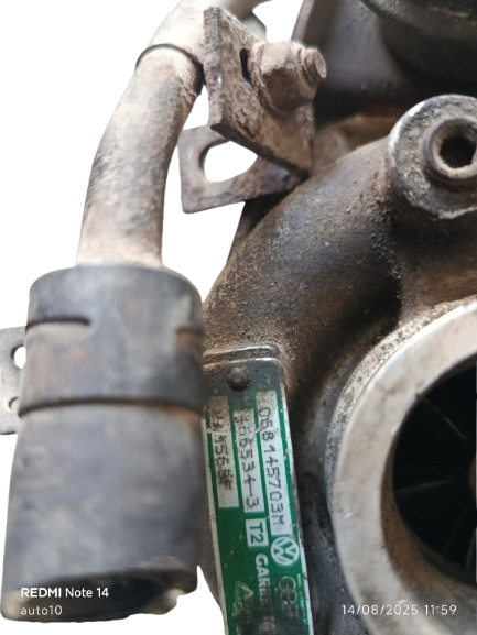Turbo-compresseur VOLKSWAGEN Golf II 1.6 Turbodiesel - Réf. OEM : 068 145 703 M / 1367333