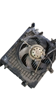 Radiateur + Condenseur de climatisation + Ventilateur moteur GOLF 4  BORA BEETLE A3 ref 1J0121207 / 1J0121207M / 1J0121207T