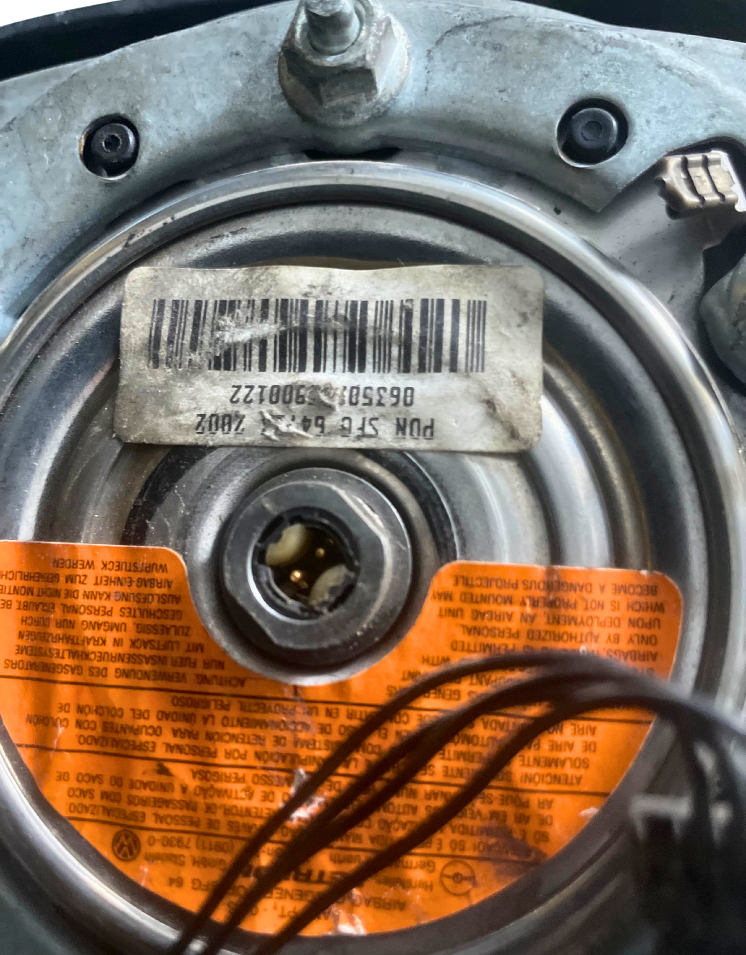 Airbag conducteur Ford Galaxy 2000-2006, référence 8958597