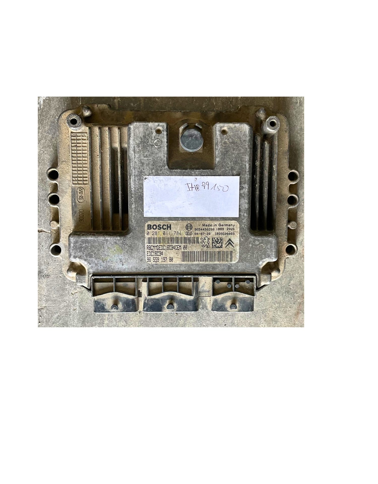 Calculateur PSA 0281011784 9655919780 9654490280 Bosch