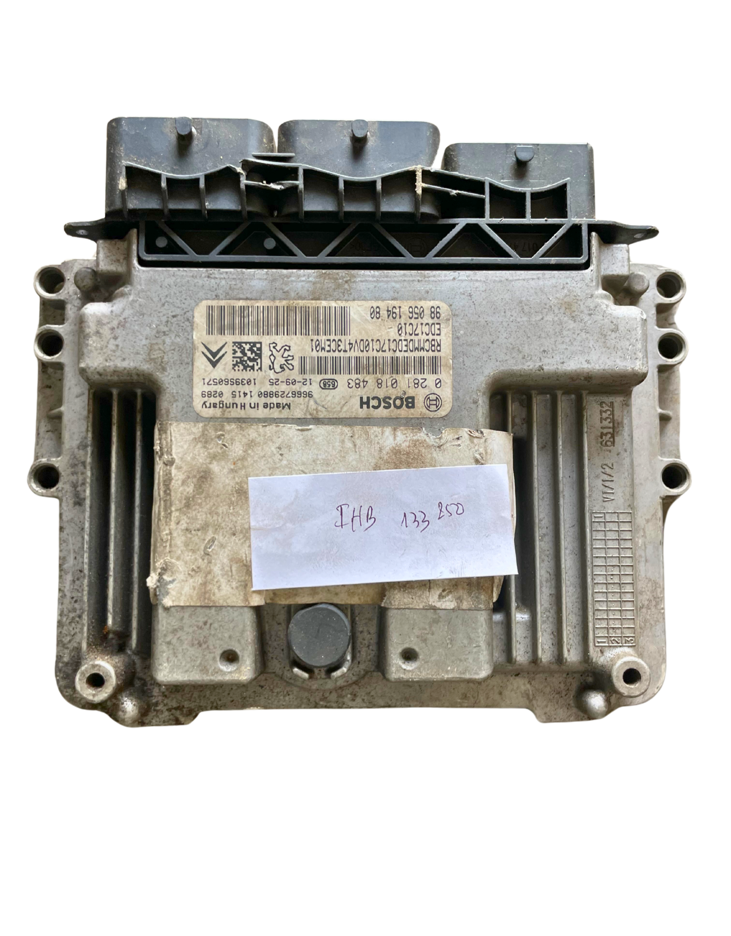 Calculateur moteur PEUGEOT 206+ 1.4 HDI EDC17C10 0281018483 9805619480