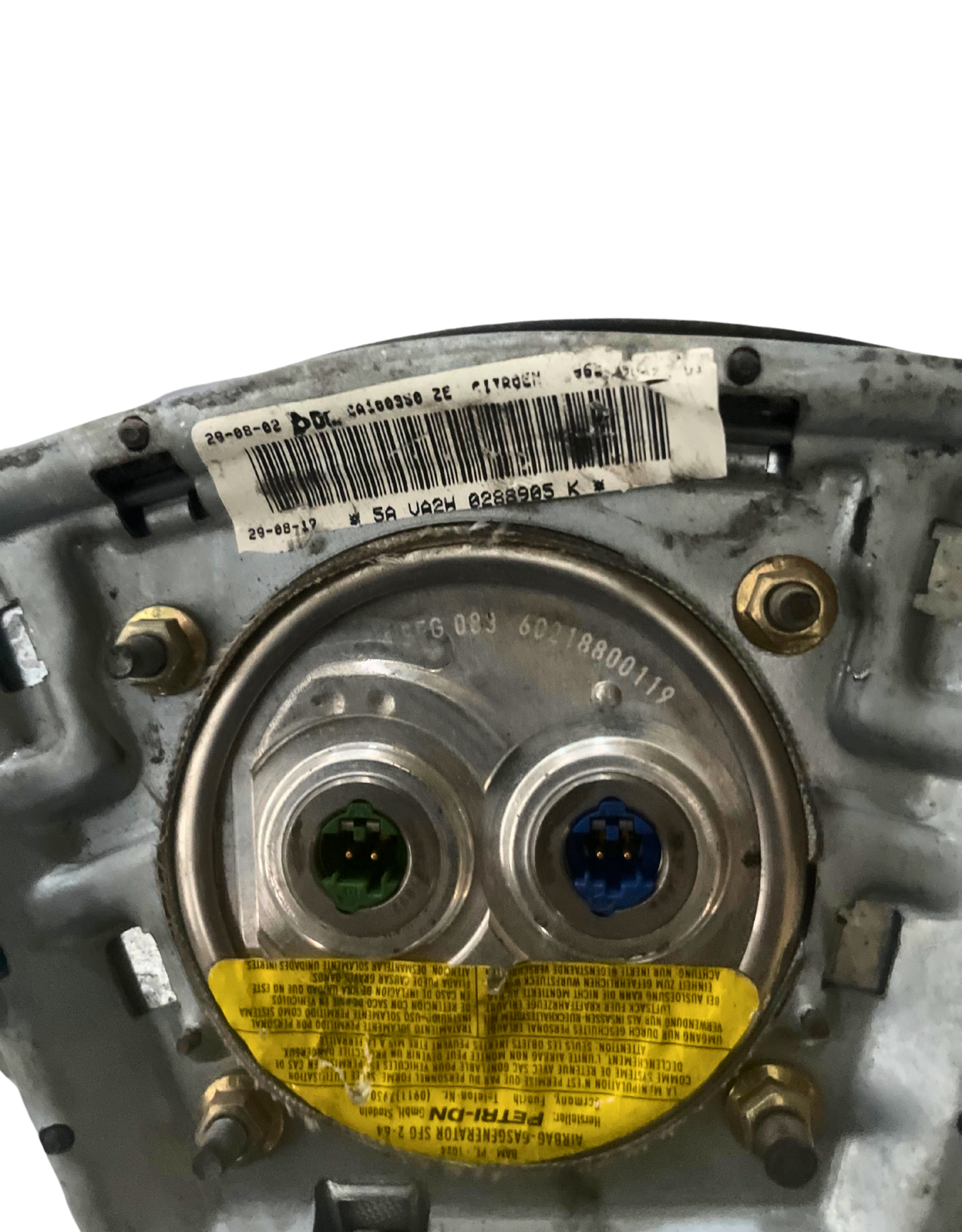 Airbag Volant Citroen 5 Référence 96326381ZE