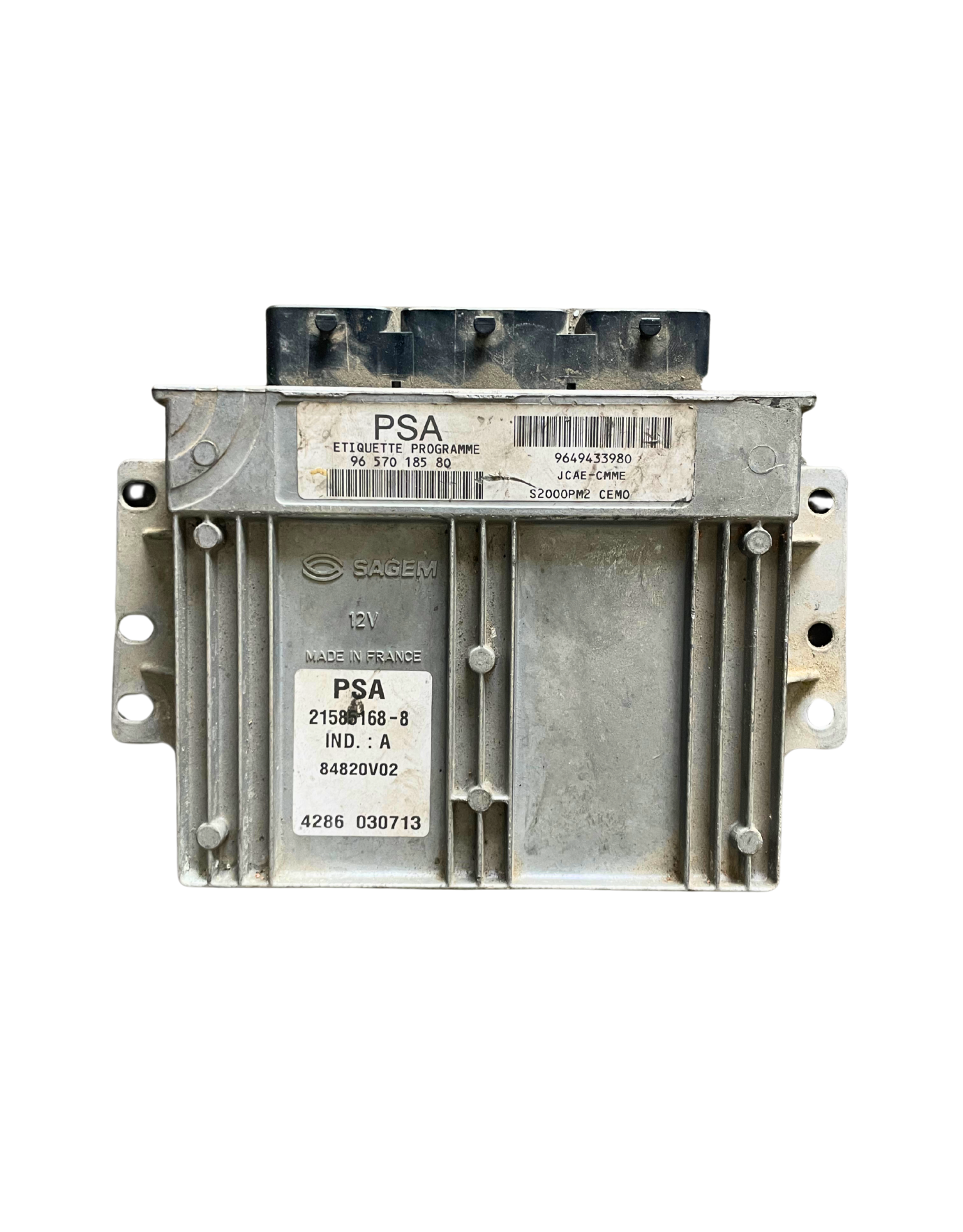 Calculateur 9657018580 9649433980 21585168-8A PSA Sagem