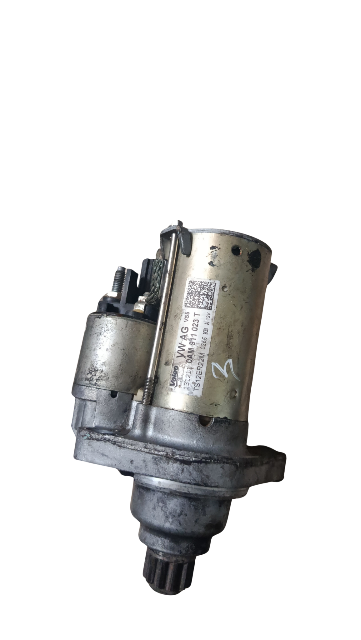 Démarreur 12V - 1.1 kW - 11 dents  Réf. VALEO TS12ER22M  – Groupe VOLKSWAGEN (VW, AUDI, SEAT, SKODA) – 2007–2019