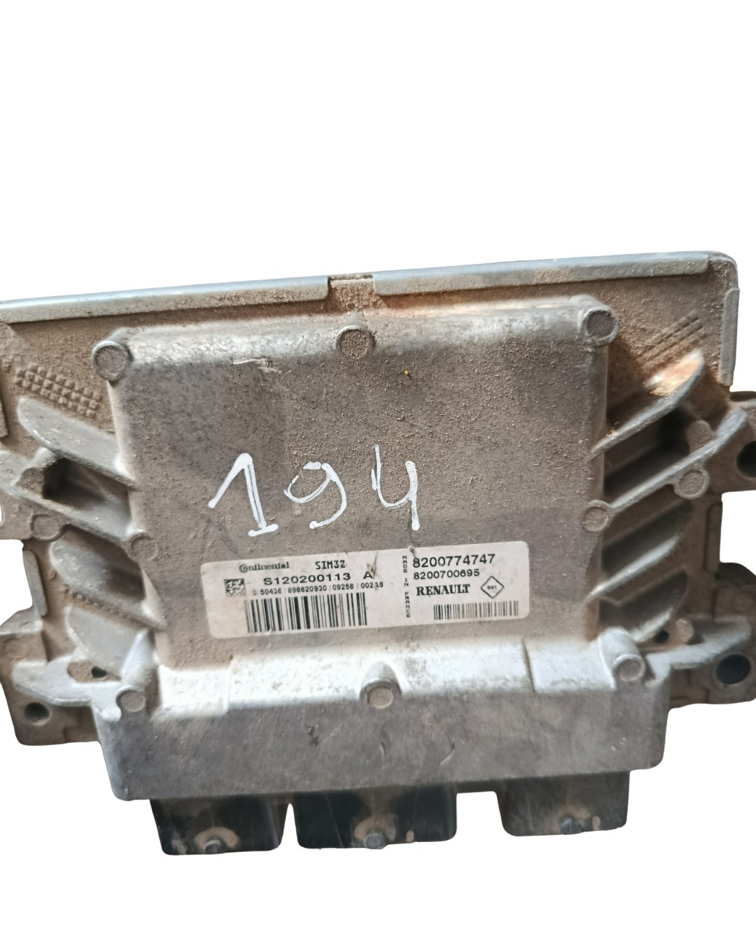 Calculateur Moteur Renault Clio 1.2 Continental S120200113A SIM32 8200774747 8200700695 (Copie)