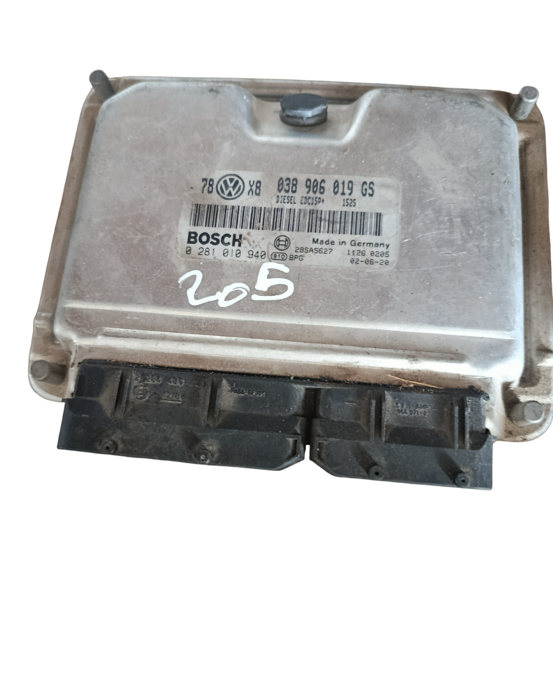 Calculateur Moteur / VW Passat  b5  audi a4 b5 b6 golf4 toledo 2/MK6 1.9 TDI AWX ECU 038 906 019 GS 038906019GS (Copie)