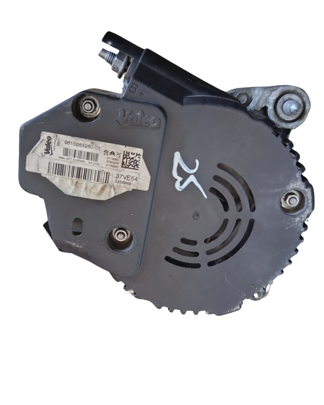 Alternateur – Réf. VALEO 37VE54 /308 t9 508 c4 grand picasso vitara sx4 s-cros proace / 2.0 bluehdi 1.6 2.0 ddis 2.0 d-4d  210A
