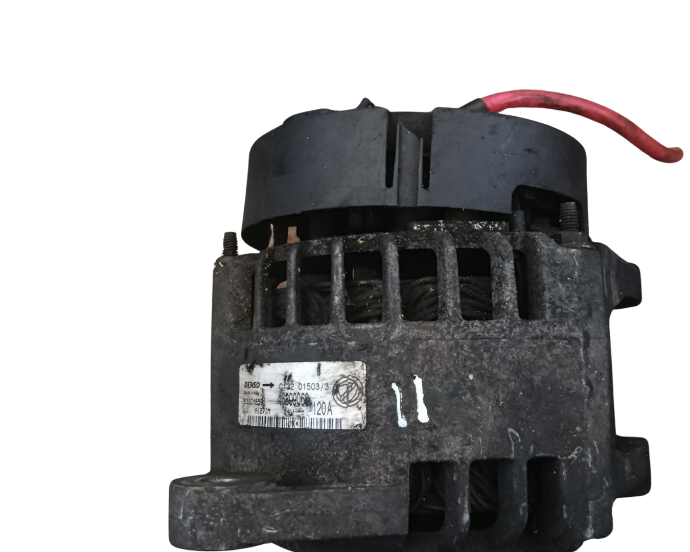 Alternateur – Réf. DENSO 63321859 /ALFA ROMEO 156 147 FIAT  MARIA BRAVO LANCIA LYBRADUCATO/1.9 JTD 2.0 JTD  120A