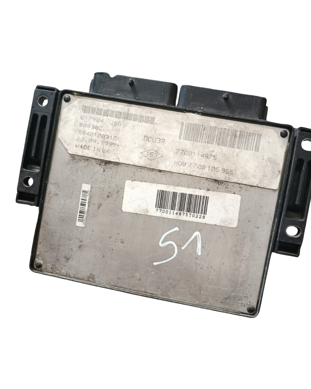 Calculateur décodé Renault 1.9D DCU3R R04010031C HOM 7700105955 7700114875 (Copie)