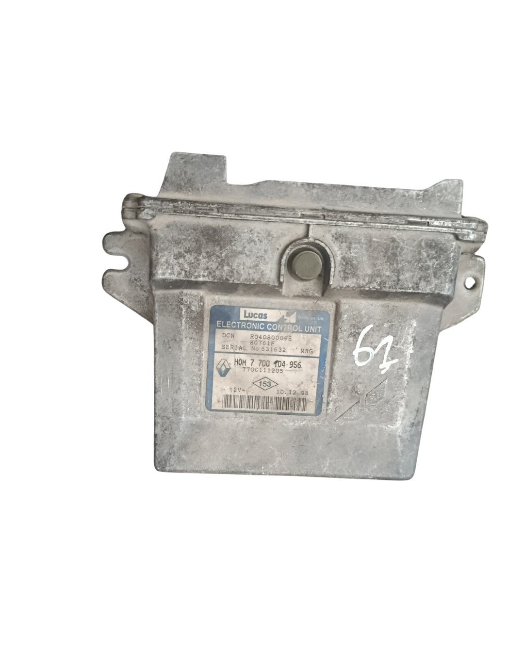 CALCULATEUR 7700104956 7700111205 R04080009F Renault LUCAS CLIO 2 KANGOO 1.9 l (Copie) (Copie)