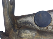 770010325 Support moteur gauche (côté courroie) – Silent-bloc caoutchouc + tôle acier – moteurs Renault D7F / D7D 1.2 8 soupapes /clio 2/ kangoo 1/ twingo 1 / express /