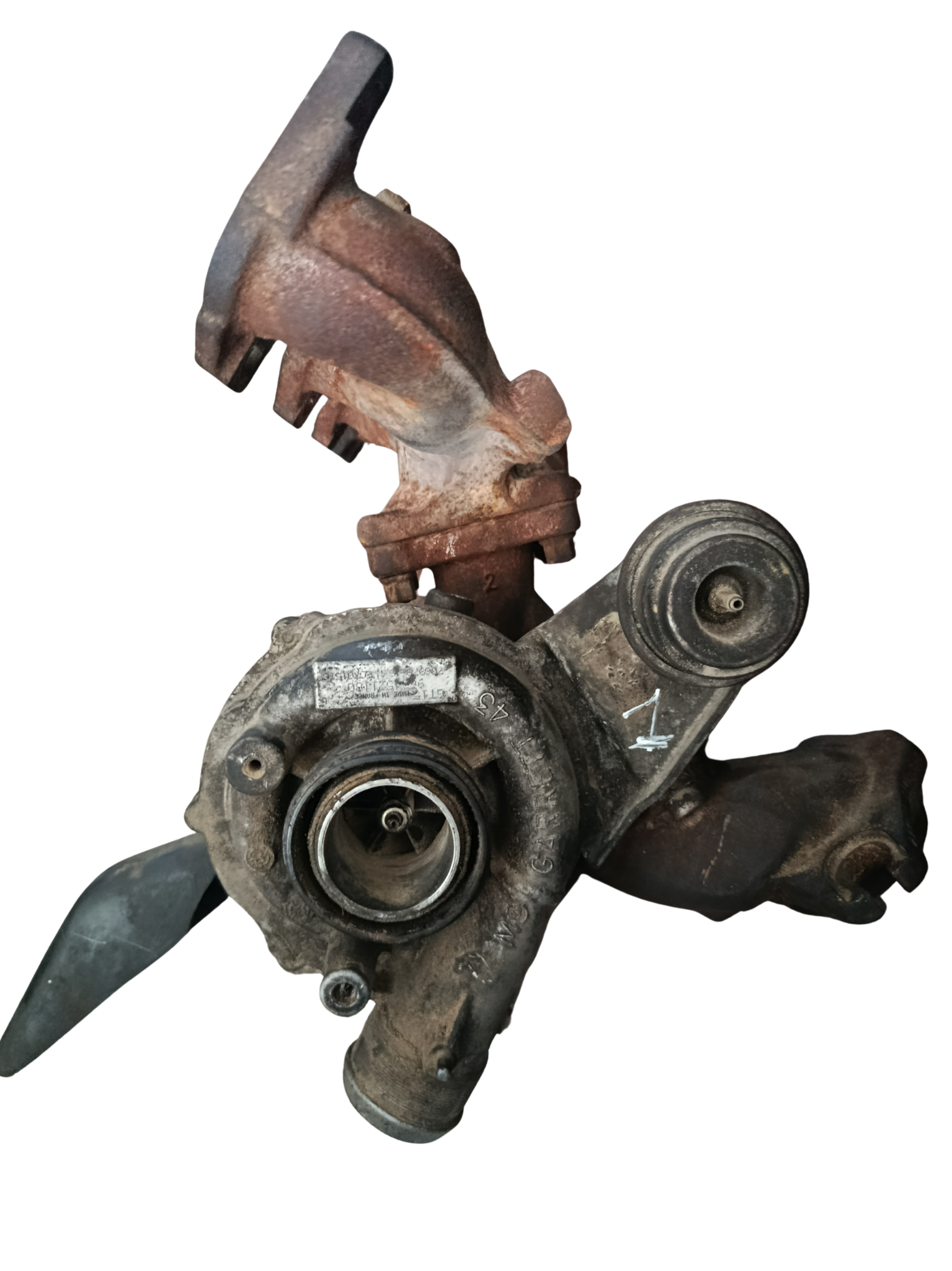 turbocompresseur référence 9634521180, c8  expert partner berlingo scudo 2.0